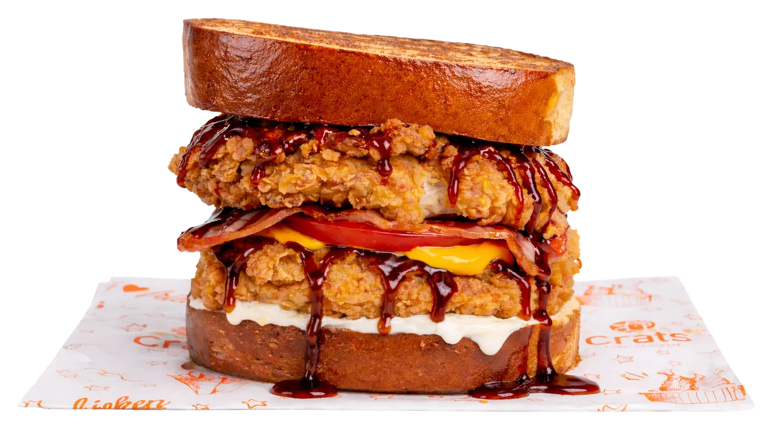 Crats Fried Chicken meal